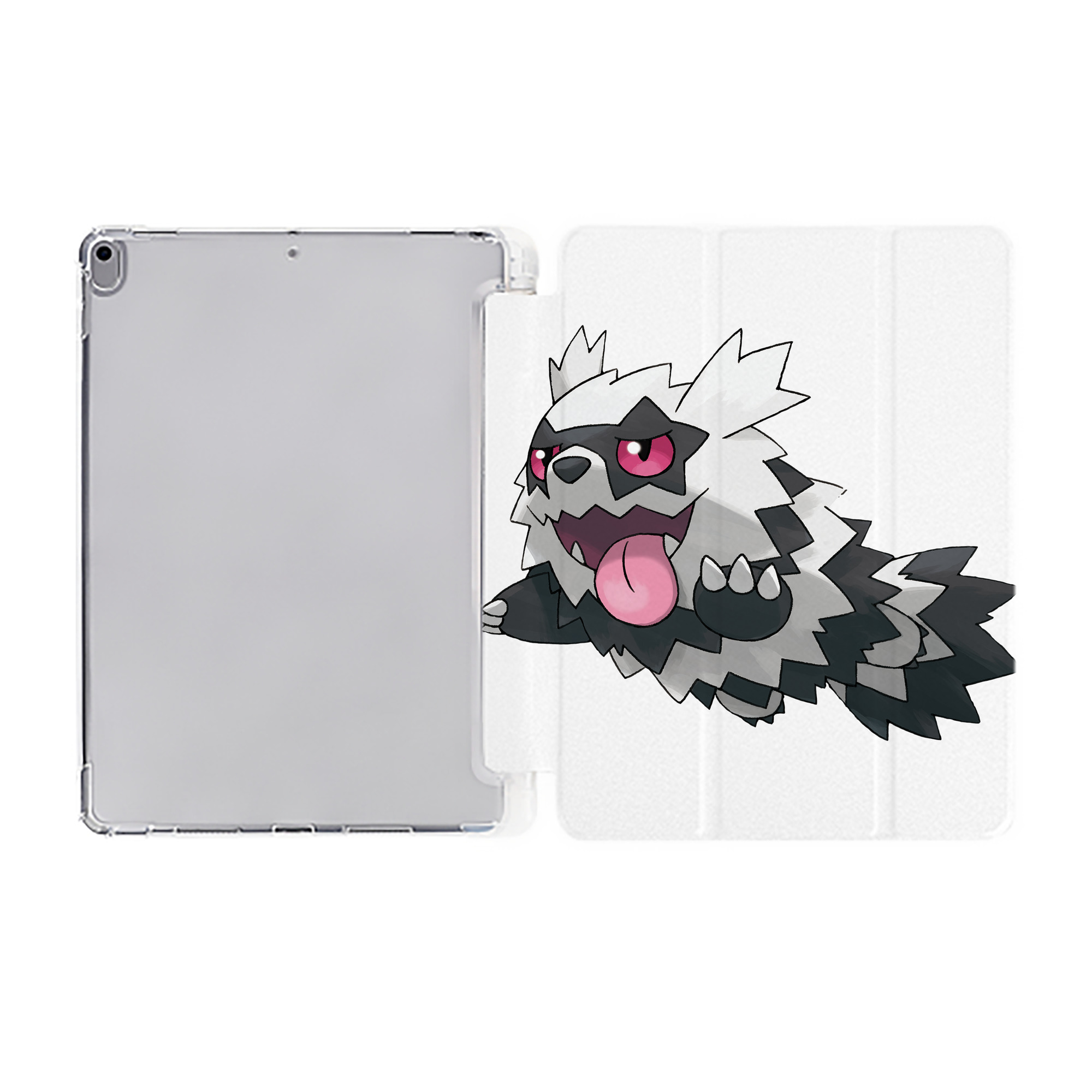 （画像用） ポケットモンスター Pokémon IPad ケース ペン収納付き 三つ折りスタンド PUレザー×シリコン 対応機種9.5/10.5/10.9インチ